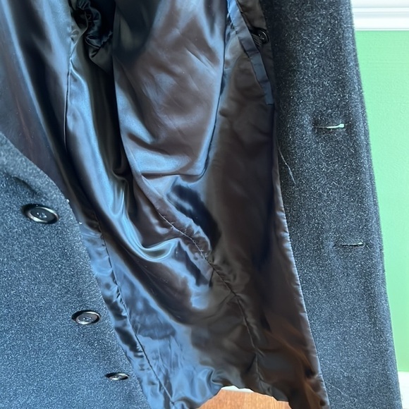 Men’s wool & cashmere Hathaway Platinum black coat - Picture 9 of 10